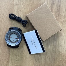 【臺灣出貨】特價 潛水指南針 潛水腕錶 彈力繩潛水指北針指南針 強磁靈敏可潛水50米帶夜光指南針-奢尚匯品, 灰色, 1個