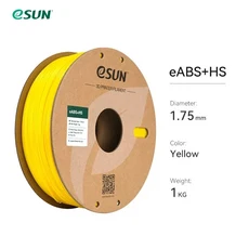 eSUN 고속 ABS+ 필라멘트 1.75mm 뛰어난 레이어 접착력 3D 프린터 스피디 플러스 출력용, 01  Mainland, 01 Yellow