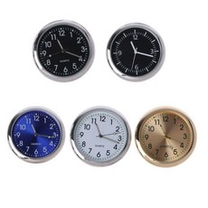 화이트 대시보드 아날로그 카클락 자동차 블루 인테리어용 시계 94866EA 1(pc), 골드