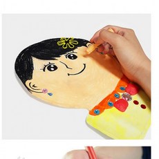 풍선 얼굴 컬러룬 만들기(벌크 10입) 클레이 키즈 만들기 어린이 선물, 단일옵션, 상세페이지 참조, 1개