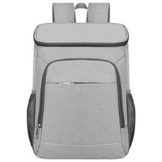 리치모리 피크닉 보온보냉 방수 23L 백팩, 그레이, 1개