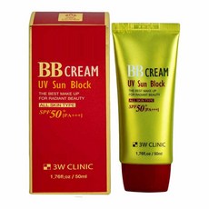 3W클리닉 UV 썬블럭 BB크림 SPF50+ PA+++ 50ml, 단품, 1개, 상세페이지 참조