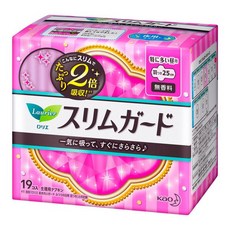 로리에 생리대 슬림가드 날개형 25cm 19개입, 1개