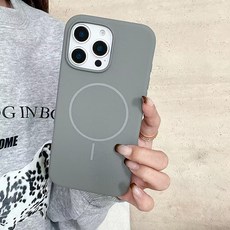 防摔適用果粉16pro液態硅膠手機殼細圈磁吸膚感iPhone17pro保護殼