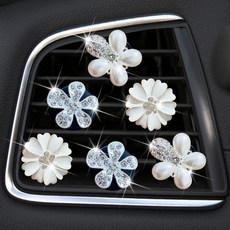 크리스탈 립 자동차 클립 섹시한 입술 반짝이는 참 에어 벤트 라인스톤 인테리어 액서리 다이아몬드 장식 소녀 여성용 레드 [호환], KK4