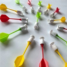 금메달 흡착 다트핀 백색-늘봄학교 유아체육 어린이 양궁세트 사격세트, 연녹색5개, 1개