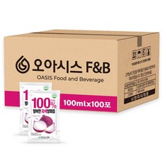 오아시스 국내산 자색양파즙, 100개, 100ml