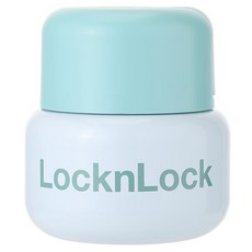 락앤락 304 스테인리스 접이식 손잡이 죽통 + 내장 스푼, 1개, 320ml, 민트 그린