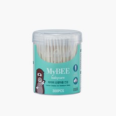 마이비 신생아용 유아 면봉, 300개입, 3개