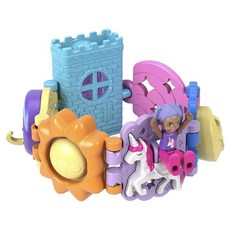 Polly POCKET 포켓 BRACELET 팔찌 Treasures 스냅-토게더 섹션과 마이크로 인형이 있는 웨어러블 만 4세 이상 아동용 선물 220635, Polly POCKET 포켓 BRACELET 팔찌 Tr