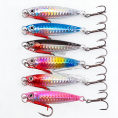 메탈지그 크롬 루어 6종세트, 6개, 30g, 믹스 컬러