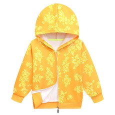 兒童印花連帽外套