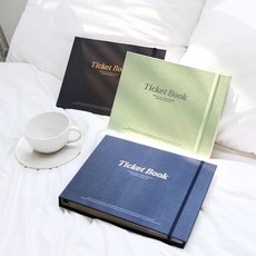 [비온뒤] 티켓북 / 영화표 콘서트 뮤지컬 공연 전시회 티켓 수납 정리, 소프트그린