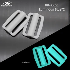 2PCS 스쿠버 다이빙 백플레이트 웨빙 조절 가능한 버클 POM 발광 키퍼 5cm 적합 강력하고 내구성 있는 BCD, 01 Luminous green, 01 CHINA