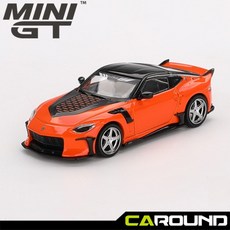 미니지티(989) 1:64 닛산 Z 베일사이드 FFZ400 - 오렌지, 1개