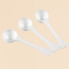 다용도 3g 계량스푼 분유 파우더 그람 측정 프로틴 보충제 숟가락 플라스틱 티 스푼 미니수저, 1개