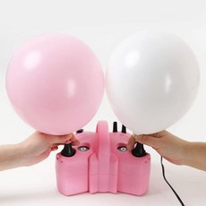 Z27 풍선대통령 버터플라이 인터 2구 전기펌프 휴대용전기펌프 풍선인, 본상품