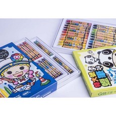 利百代》Q比天使特大號蠟筆48色、36色、24色 12色1207-JC抗菌可水洗超低價優惠價利百代蠟筆, 1個, 24色