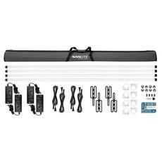 Nanlite PavoTube II 60XR 8尺 全彩 RGBWW 魔光燈 4支裝, 1個