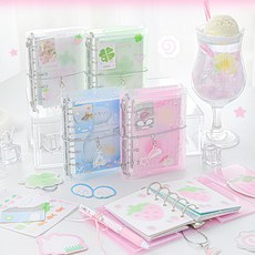 청년토이 ROSYPOSY M5 귀여운 감성 다꾸 다이어리 세트 4종, 당고, 1개
