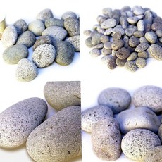 수족관바닥재 둥근자갈 3kg 수조장식 조경장식돌