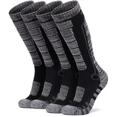 테슬라 스노보드 스키 양말 스키 양말 2족 세트 겨울 컴프레션 스포츠 양말 남녀 겸용 항균 방취 흡한 속건 야외 스포츠 방한 보온 양말 남성 여성 MZS82-JPB_M