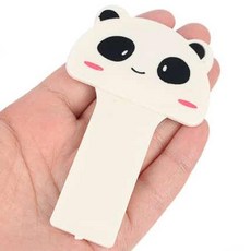 물결샵 귀여운 동물모양 양변기 손잡이 1P 뚜껑 개폐 부속품 덮개 다용도 화장실 용품 욕실 카바, 핑크 곰돌이