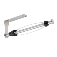 디와이홈 무타공 스텐 키친타올걸이 한손뜯기 풀림방지, 1개, 실버