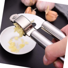 마늘으깨기 스텐마늘다지기 올스텐 다진 으깬 다지기 집게형 손잡이형 빻기, 1개