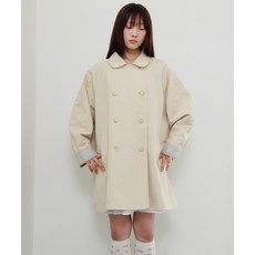 CELITAILS 코트 ROUND COLLAR HALF TRENCH COAT 베이지