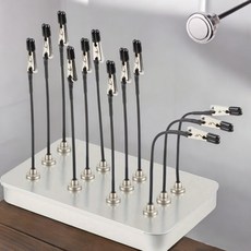 [고무헤드] 애니윙 도색 악어클립 자석 도색집게, 10개