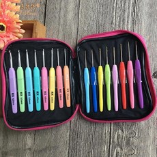 크로셰 훅 도구 가방 인형용 바늘 뜨개질 공예용, 1개