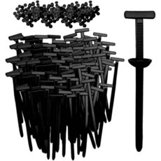 ZOXSDAH 150피스 나일론 범용 케이블 타이 버클 튼튼한 셀프 잠금 지퍼 타이 자동차 수리 와이어 번들링 가정 및 차고 관리를 위한 자외선 방지 플라스틱 패스너(1, 150pcsblack Simple Packaging