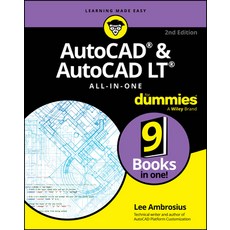 (영문도서)AutoCAD & AutoCAD LT All-In-One for Dummies Paperback, English, 9781394376568