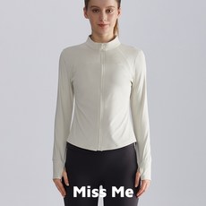 Miss Me 瑜珈外套 長袖立領拉鍊運動上衣