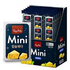 상하 미니치즈체다 매일유업 냉장, 15개, 48g