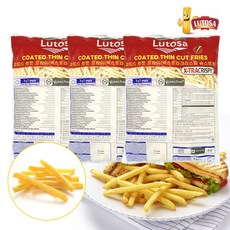 루토사 감자튀김 슈스트링 2kg 3개, 1개, 6kg
