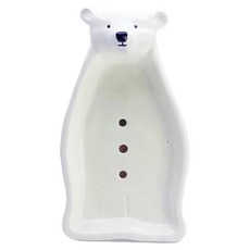 sun art 皂盤 肥皂架 北極熊, 1個, 白色