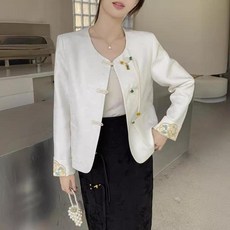 新中式國風外套 女 春秋 短款上衣