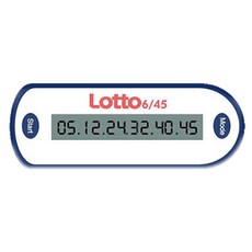 로또 번호 추출기 디지털시계 로또추첨기 거실용 차량용시계 선물용 화이트 블랙 탁상시계, 로또번호추출기