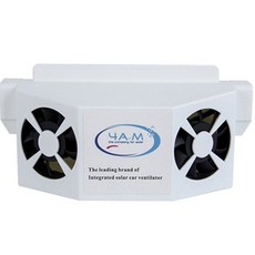 太陽能汽車排氣扇 分體式汽車換氣扇 車載通風神器, 1個, 主圖視頻效果為3w 6w更高效