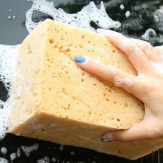 치즈 셀프 세차스펀지 풍부한 거품 빠른건조