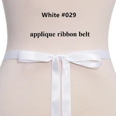 (30PCS) 도매 신부의 크리스탈 라인 석 웨딩 벨트 새틴 리본 드레스 WDD1129, 02 White