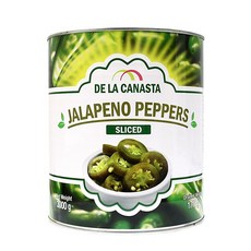 푸드올마켓_ 데라카나스타 할라페뇨 페퍼스 슬라이스 3kg, 1개