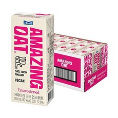 (매일)매일유업 어메이징 오트 언스위트 190ml 24팩/영양 가득 마시는 귀리, 24팩