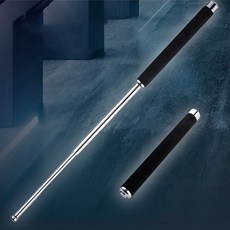 GDM 접이식 스테인리스 호신용 3단봉 진압봉, 1개