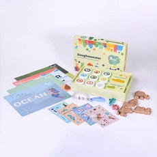 DIY 점토 클레이 놀이 세트 장난감 여아 선물 어린이, 1개, 고래 테마 컬러 점토 세트