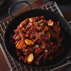 화미당 연구소 튤립닭발 직화 양념 숯불 술안주 야식 캠핑 불맛 매콤 쏘옥 닭발, 1개, 200g