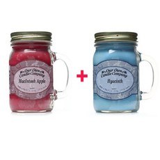 ourown candle 아워오운 캔들 메이슨자 2개세트, 라일락2개, 1개, 365L