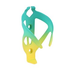 山地車自行車水壺架漸變柔感一體成型公路車水杯架，輕量穩固，騎行必備, 漸變柔感-黃綠色新款, 1個